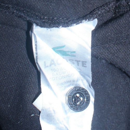 Lacoste Sport Men's Black XL Polo Shirt 100% Cotton Classic Fit