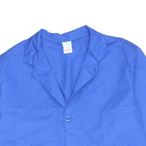 Sergent Men's Blue Cotton Work Overcoat 46 Regular Long