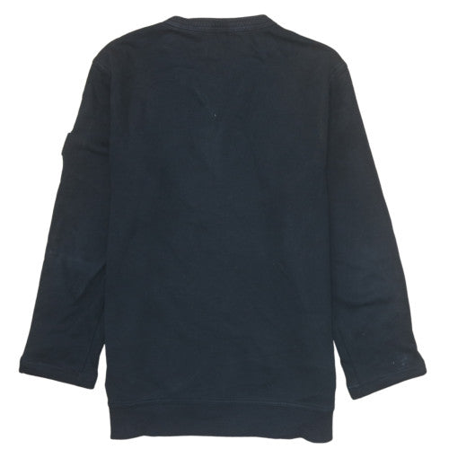 Hugo Boss Men's Black Crew Neck Pullover Sweatshirt L Regular