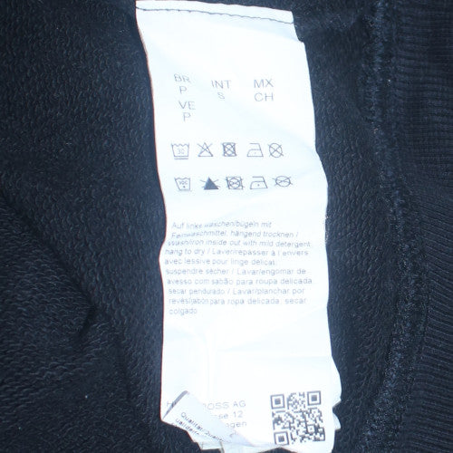 Hugo Boss Men's Black Crew Neck Pullover Sweatshirt L Regular