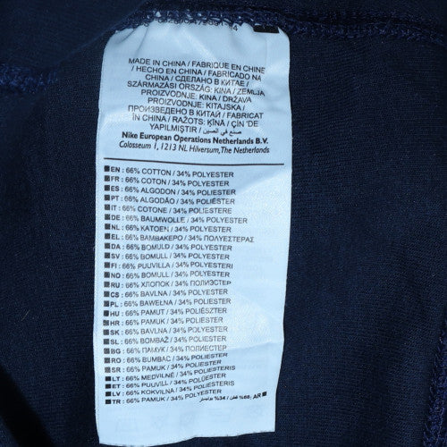 Nike Mens Blue F.F.F. Crew Neck Cotton Blend Sweatshirt L