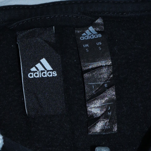 Adidas Men's Black Full Zip Hoodie S Sports Fleece Sweatshirt