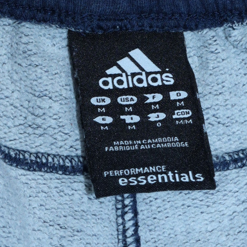 Adidas Men's Blue M Jogger Sweatpants Elastic Waist Performance Essentials