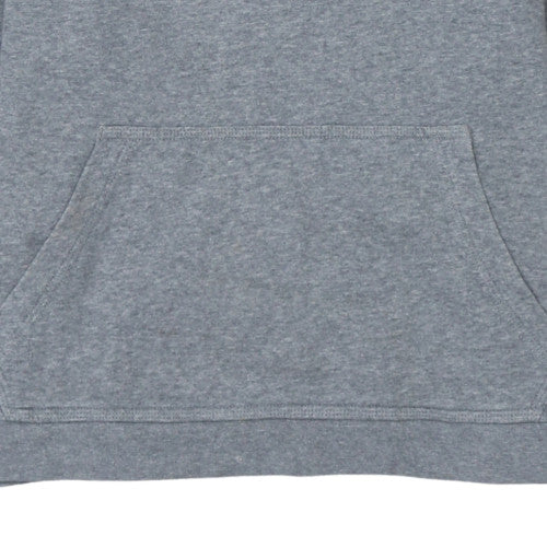 Nike Boys Grey Pullover Hoodie XL 158-170cm Fleece Lined Casual Sweatshirt