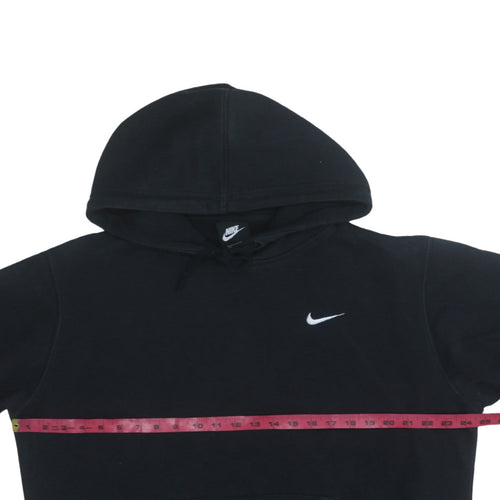 Nike Men's Black Pullover Hoodie L Logo Sports Fleece Sweatshirt