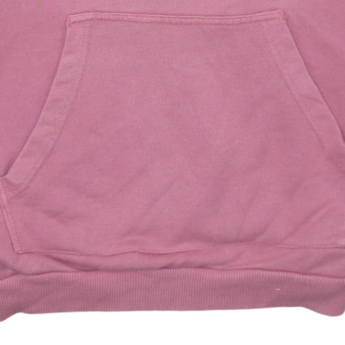 Adidas Womens Pink Pullover Hoodie Size UK 16 Hooded Sweatshirt