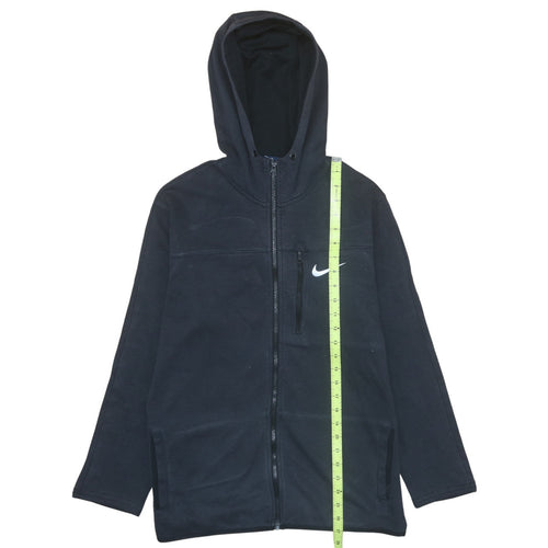 Nike Men's Black Full Zip Fleece Hoodie M Sportswear