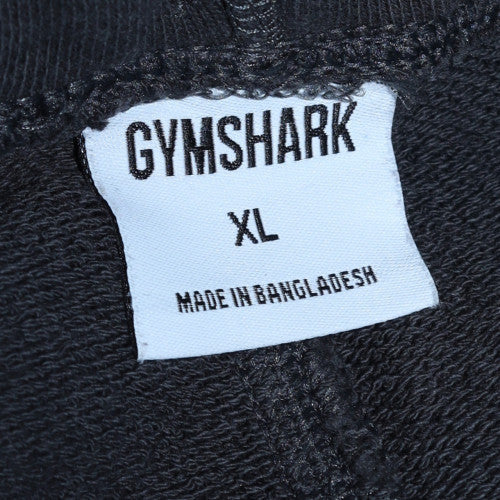 Gymshark Men's Black XL Cotton Fleece Sweatpants