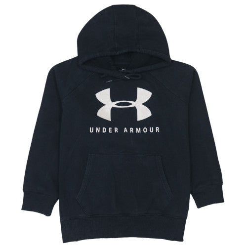 Under Armour Womens Black Hoodie Medium Pullover Sweatshirt