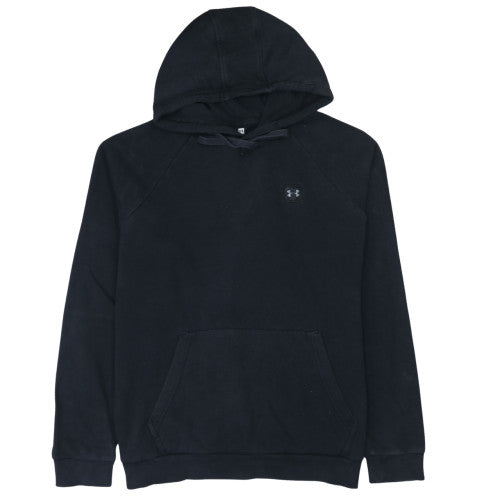 Under Armour Mens Black L Pullover Hoodie Fleece Regular Fit
