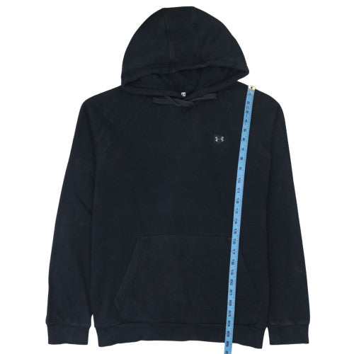 Under Armour Mens Black L Pullover Hoodie Fleece Regular Fit