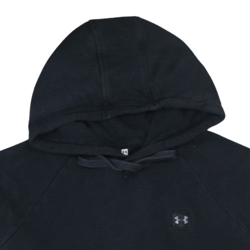 Under Armour Mens Black L Pullover Hoodie Fleece Regular Fit
