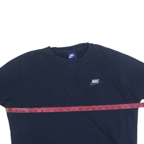 Nike Men's Blue Crew Neck Pullover Sweatshirt Size S