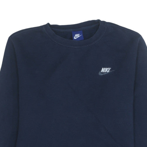 Nike Men's Blue Crew Neck Pullover Sweatshirt Size S