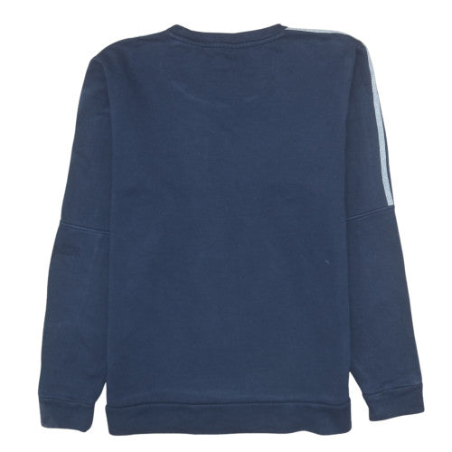 Adidas Mens Navy Blue Crew Neck Long Sleeve Sweatshirt M