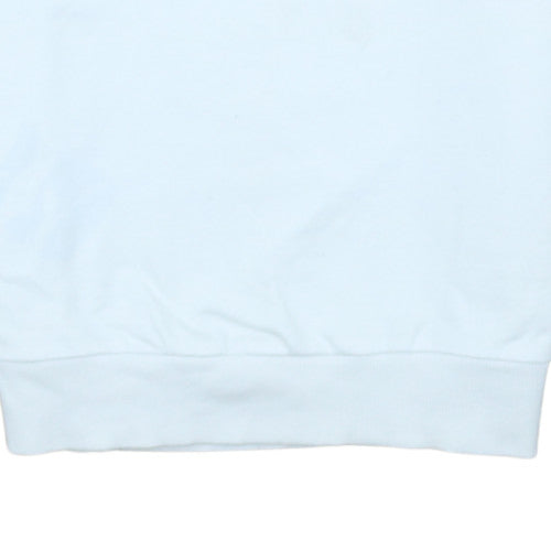 Fila Women's White XS Crew Neck Pullover Sweatshirt 100% Cotton