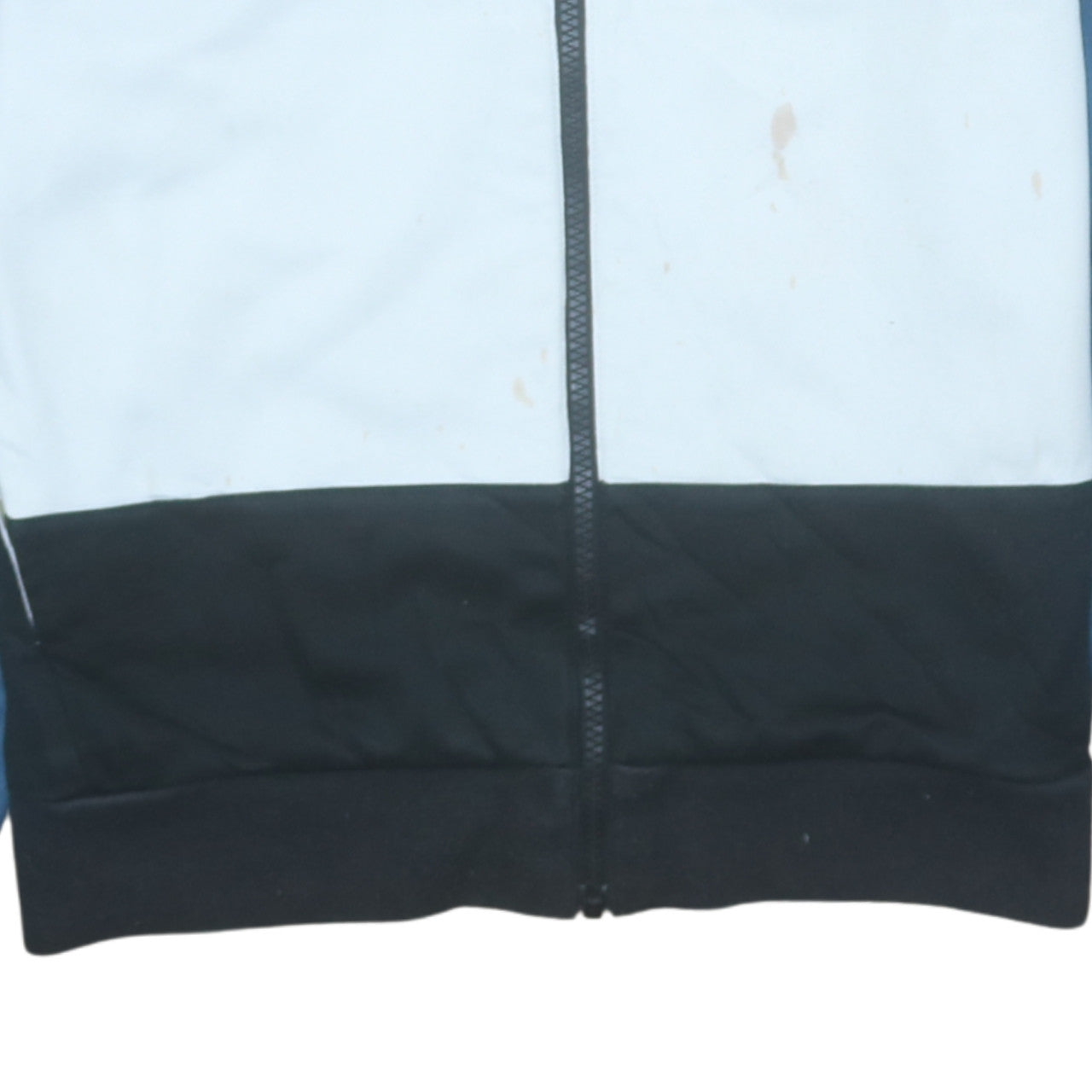 Lacoste Sport Men's Blue Black Track Jacket Size S Full Zip Polyester