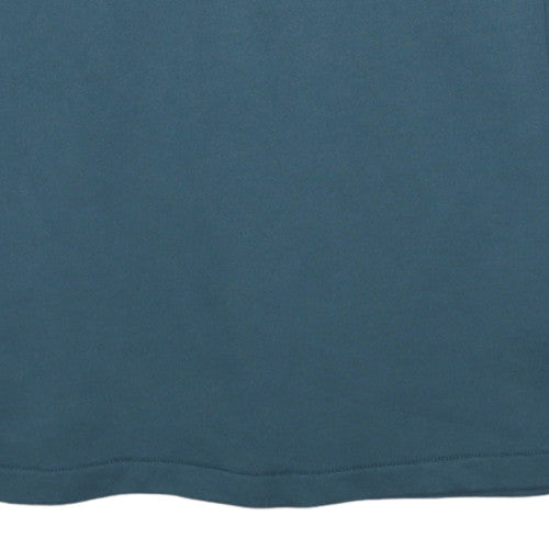 Adidas Mens Blue 1/4 Zip Collared Henley Sweatshirt Size M