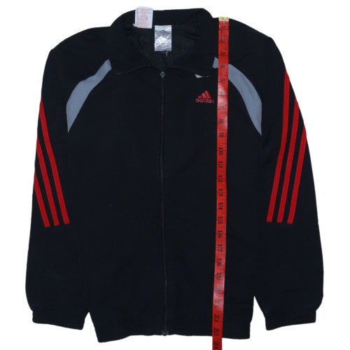 Adidas Boys Black 11-12 Years Track Jacket Full Zip Sportswear