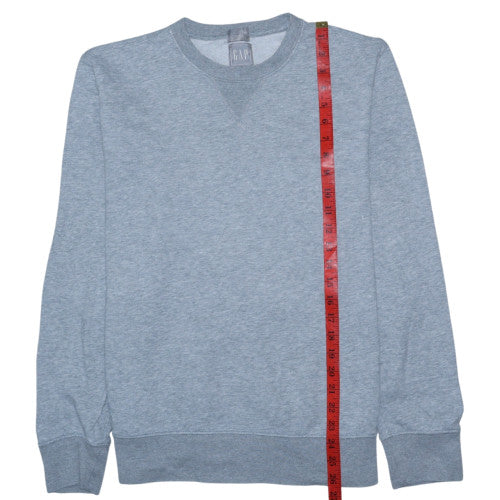 GAP Mens Grey Regular Fit Crew Neck Pullover Sweatshirt M