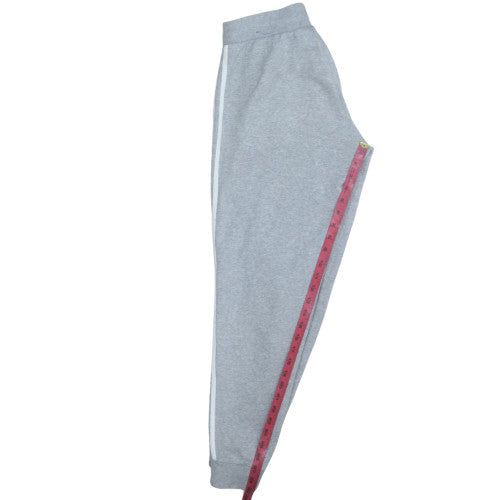 adidas Mens Grey Sweatpants M Regular Tapered Fleece Joggers