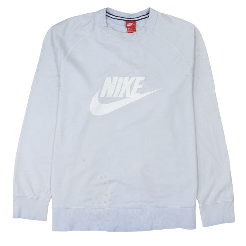 Nike Men's White 2XL Pullover Crew Neck Sweatshirt
