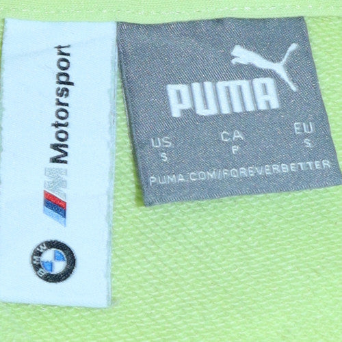 Puma BMW Motorsport Men's Yellow Pullover Hoodie Size S