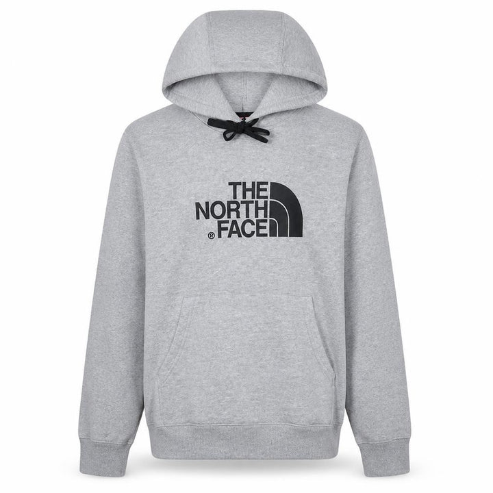 The North Face Men's Grey Pullover Hoodie Size S Classic Logo Sweatshirt