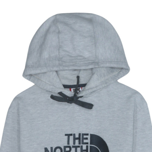 The North Face Men's Grey Pullover Hoodie Size S Classic Logo Sweatshirt