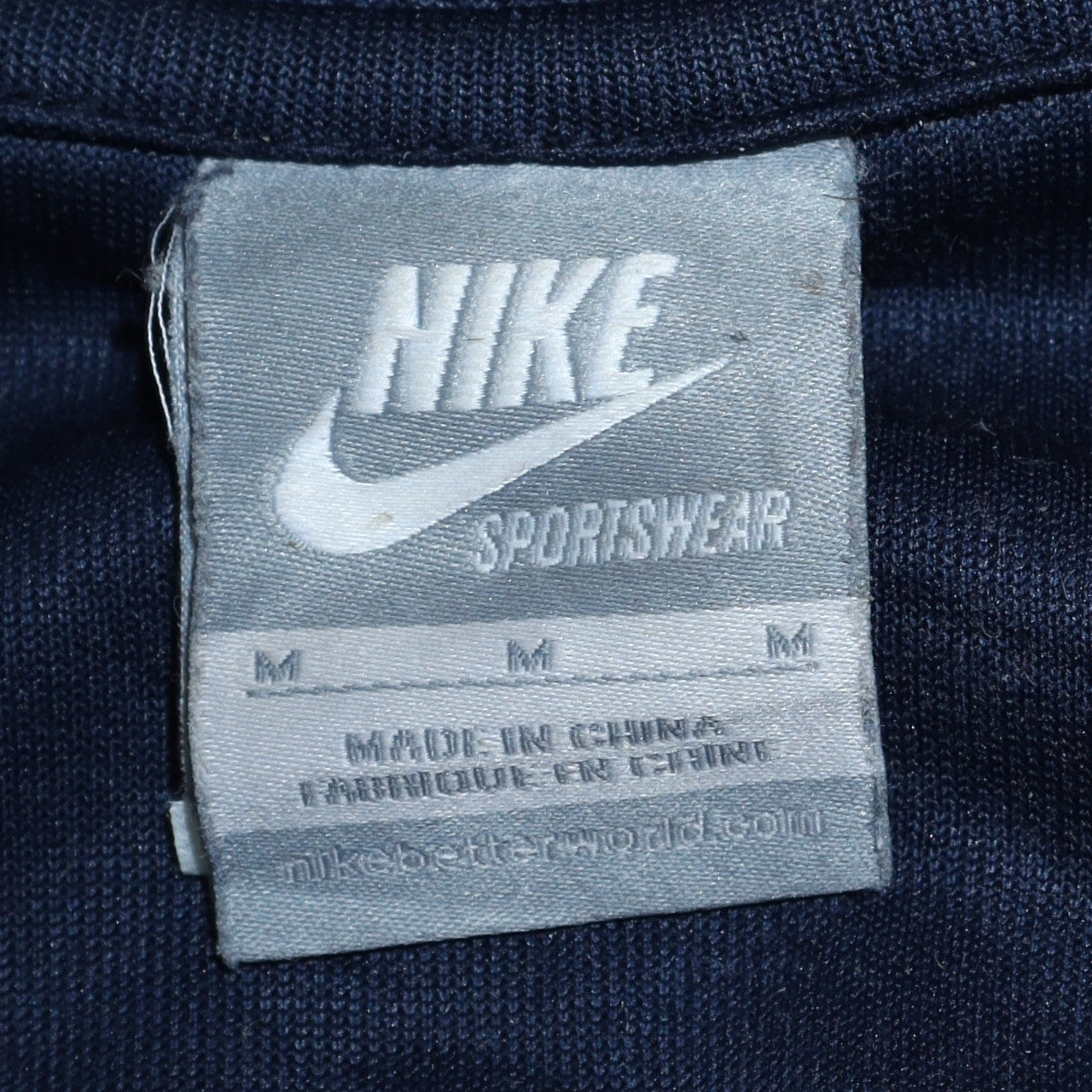 Nike Men's Blue Track Jacket M Full Zip Sportswear Top