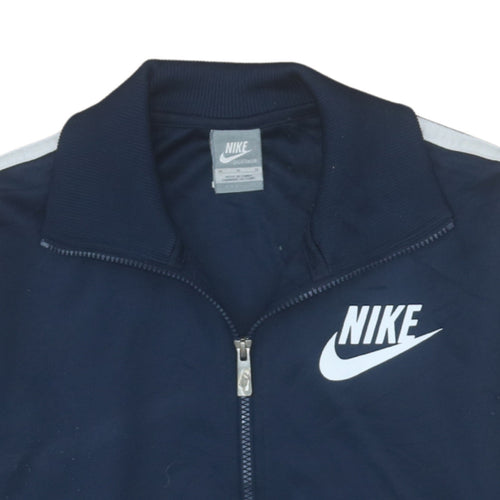 Nike Men's Blue Track Jacket M Full Zip Sportswear Top