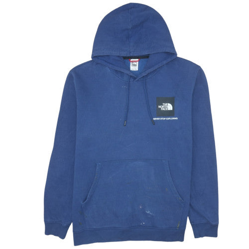 The North Face Mens Blue XL Pullover Hoodie Cotton Blend