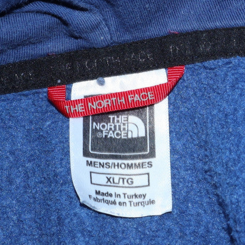 The North Face Mens Blue XL Pullover Hoodie Cotton Blend