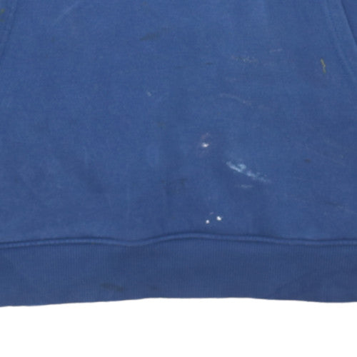 The North Face Mens Blue XL Pullover Hoodie Cotton Blend
