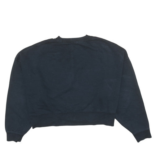 Nike Womens Black Medium Pullover Crew Neck Sweatshirt