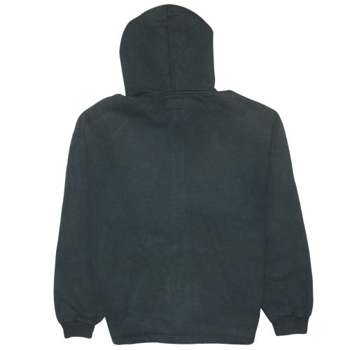 Russell Athletic Women's Black Full Zip Hoodie L Fleece Cotton