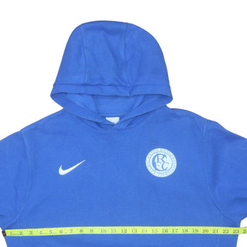 Nike Men's Blue Pullover Hoodie Medium Regular Fit Sportswear
