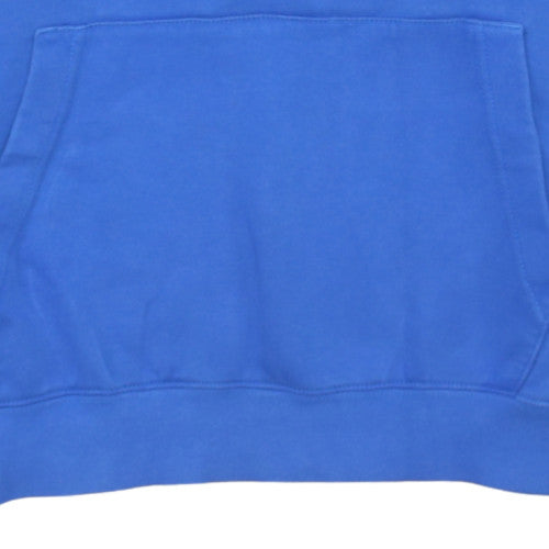 Nike Men's Blue Pullover Hoodie Medium Regular Fit Sportswear
