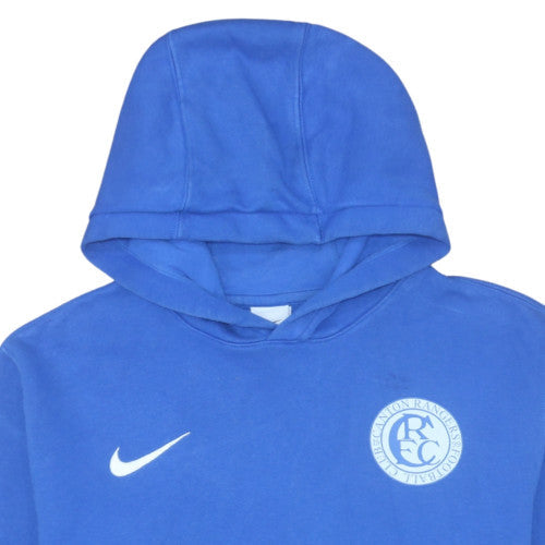Nike Men's Blue Pullover Hoodie Medium Regular Fit Sportswear