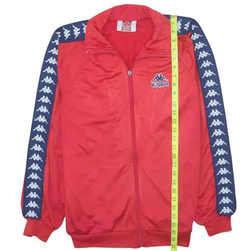 Kappa Mens Red Track Jacket Size M Retro Full Zip Sportswear