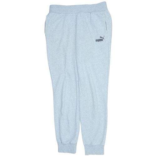 Puma Womens Grey Jogger Sweatpants Size 12 Cotton Blend