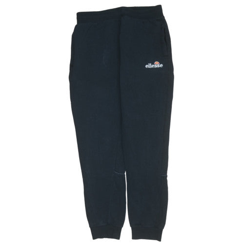 Ellesse Men's Black Regular Fit Sweatpants with Logo