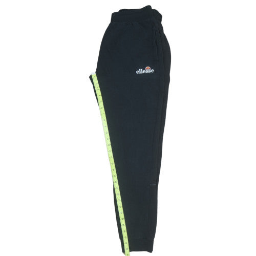 Ellesse Men's Black Regular Fit Sweatpants with Logo