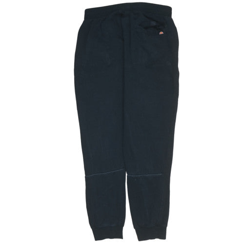 Ellesse Men's Black Regular Fit Sweatpants with Logo
