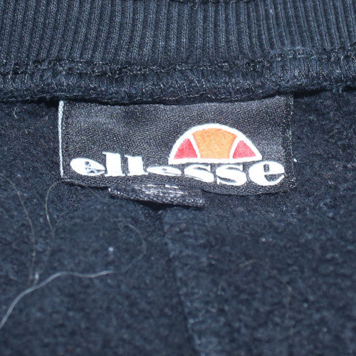 Ellesse Men's Black Regular Fit Sweatpants with Logo
