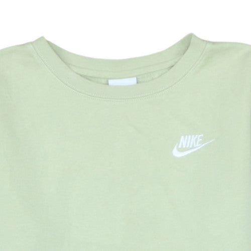 Nike Girls Green Crew Neck Pullover Sweatshirt Size L 147-158 cm