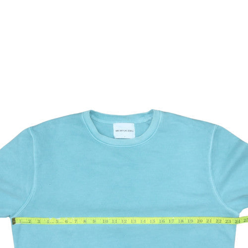 MKI Miyuki Zoku Men's Blue Crew Neck Fleece Sweatshirt L