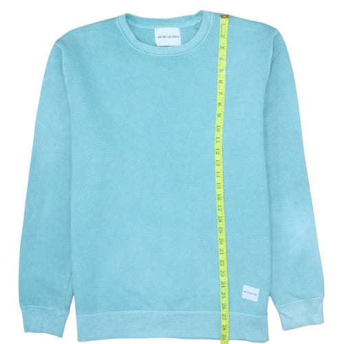 MKI Miyuki Zoku Men's Blue Crew Neck Fleece Sweatshirt L