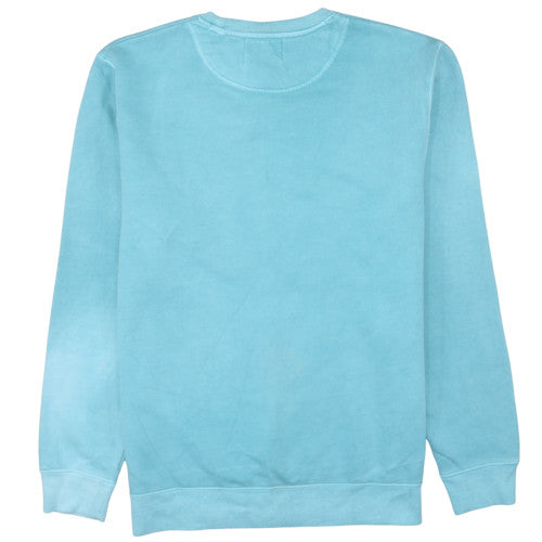MKI Miyuki Zoku Men's Blue Crew Neck Fleece Sweatshirt L