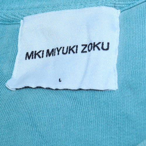 MKI Miyuki Zoku Men's Blue Crew Neck Fleece Sweatshirt L